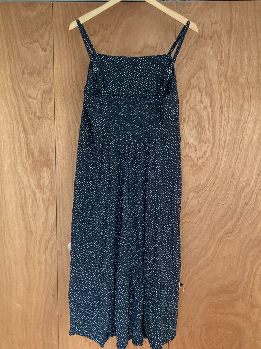 Gap Black Polka Dot Midi Dress – Flowy Summer Dress - Picture 4 of 4